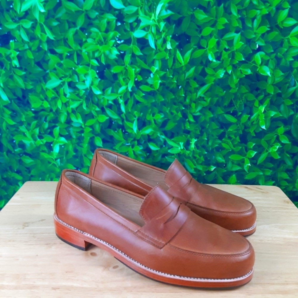 Adelante "The Luca" Leather Penny Loafers